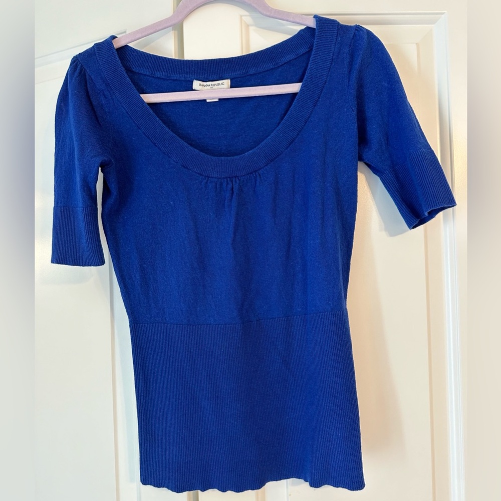 Banana Republic Blue Women’s Sweater/Top Blouse Size Small 💙